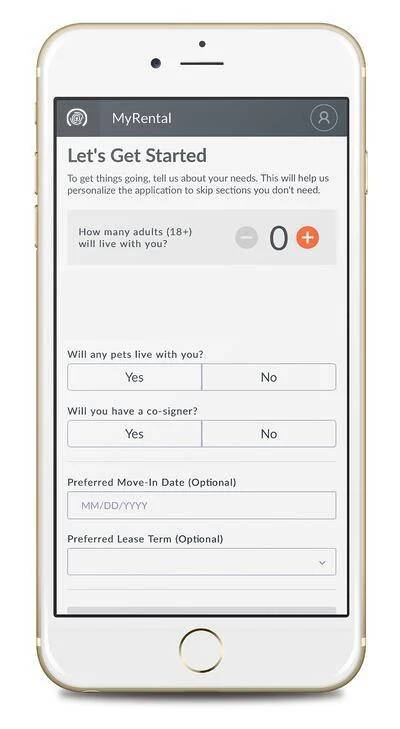 Free, Online Rental Application | Tenant Applications - MyRental